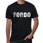 Fordo Mens Retro T Shirt Black Birthday Gift 00553 - Black / Xs - Casual