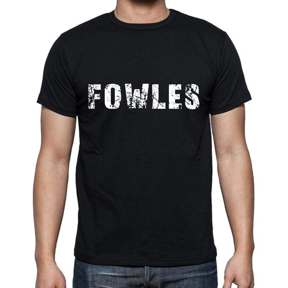 Fowles Mens Short Sleeve Round Neck T-Shirt 00004 - Casual