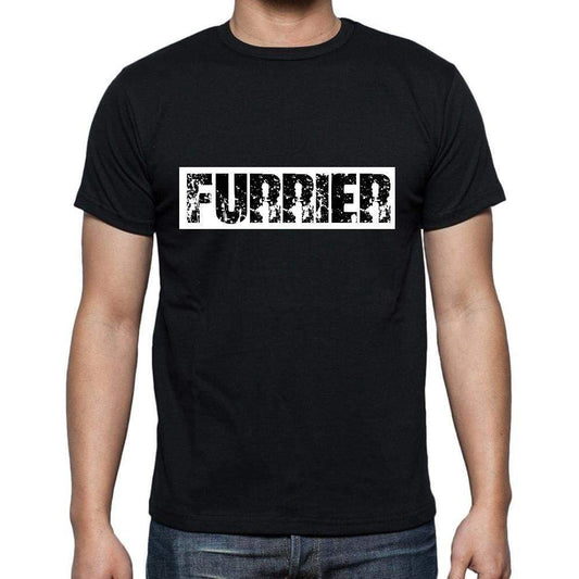 Furrier T Shirt Mens T-Shirt Occupation S Size Black Cotton - T-Shirt