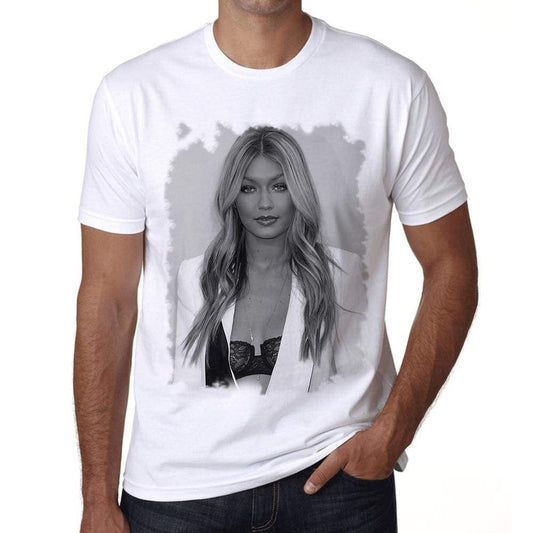 Gigi Hadid Mens T Shirt White Birthday Gift 00515 - White / Xs - Casual