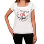 Girl Is Good Womens T-Shirt White Birthday Gift 00486 - White / Xs - Casual