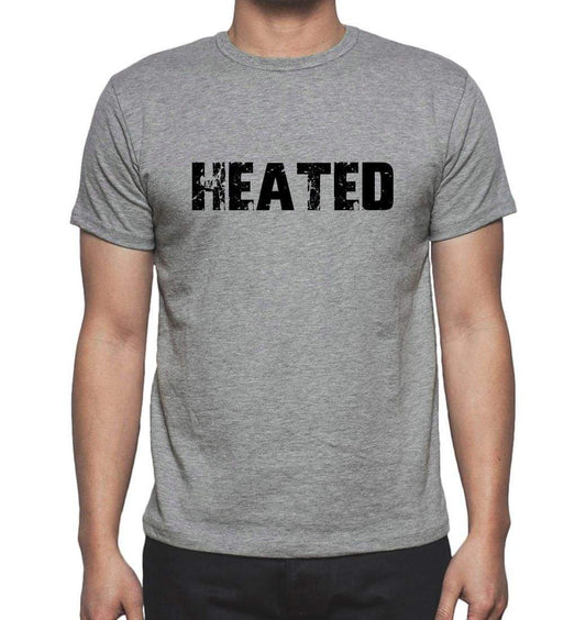 Heated Grey Mens Short Sleeve Round Neck T-Shirt 00018 - Grey / S - Casual