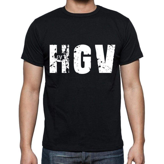 Hgv Men T Shirts Short Sleeve T Shirts Men Tee Shirts For Men Cotton Black 3 Letters - Casual