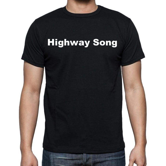 Highway Song Mens Short Sleeve Round Neck T-Shirt - Casual