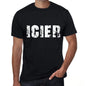 Icier Mens Retro T Shirt Black Birthday Gift 00553 - Black / Xs - Casual