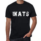 Ikats Mens Retro T Shirt Black Birthday Gift 00553 - Black / Xs - Casual