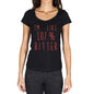 Im Like 100% Bitter Black Womens Short Sleeve Round Neck T-Shirt Gift T-Shirt 00329 - Black / Xs - Casual