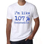 Im Like 100% Responsible White Mens Short Sleeve Round Neck T-Shirt Gift T-Shirt 00324 - White / S - Casual