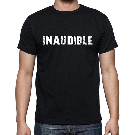 Inaudible Mens Short Sleeve Round Neck T-Shirt - Casual