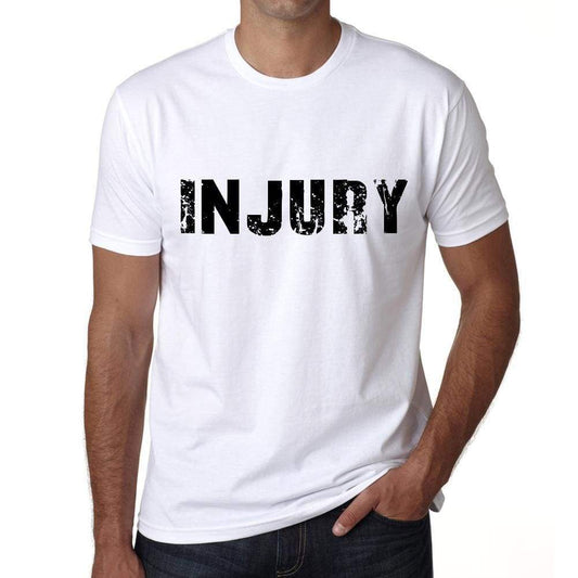 Injury Mens T Shirt White Birthday Gift 00552 - White / Xs - Casual