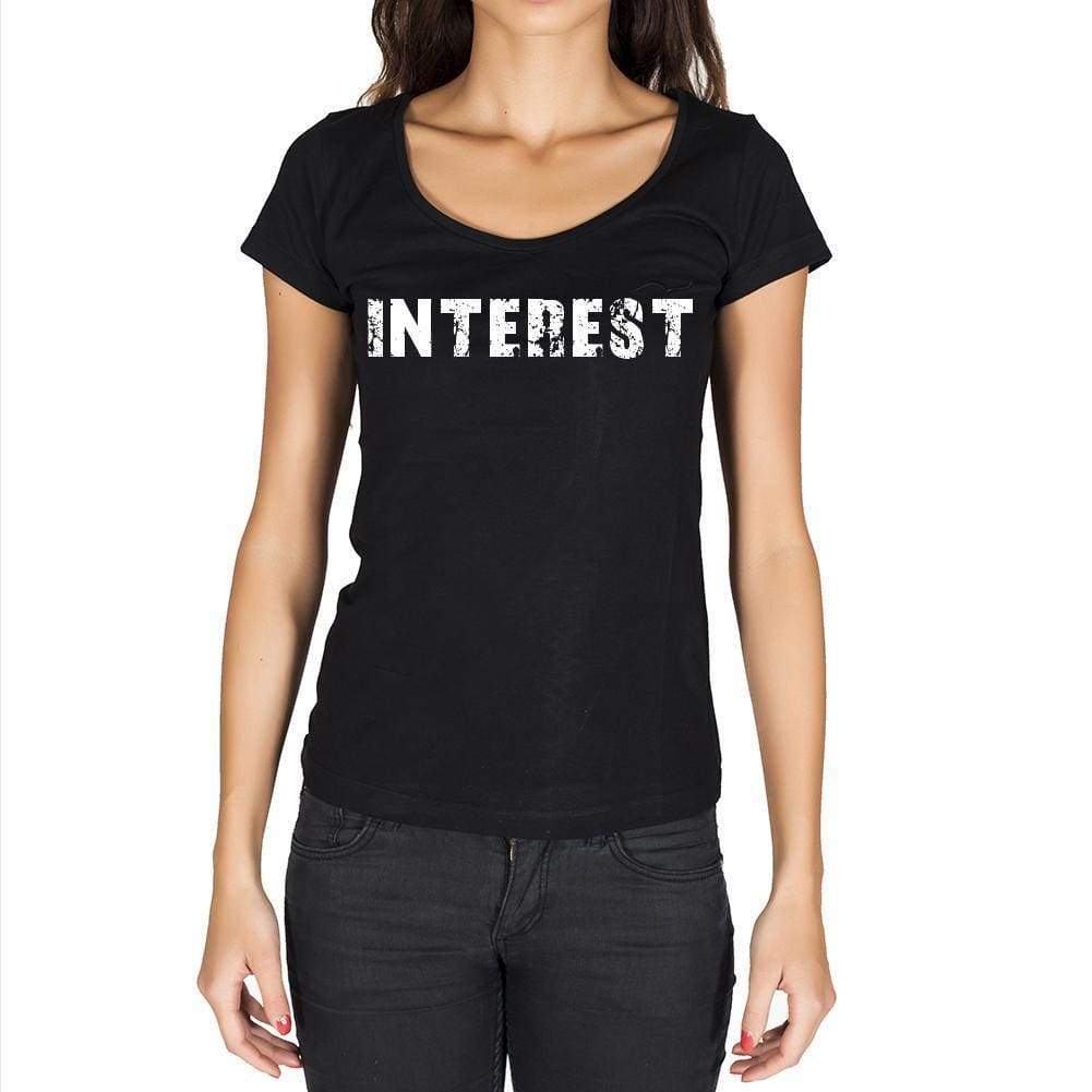Interest Womens Short Sleeve Round Neck T-Shirt - Casual