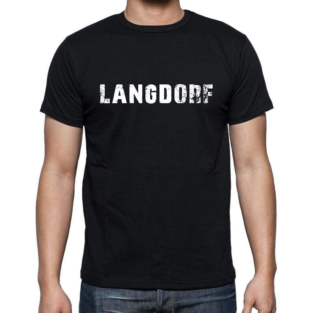 Langdorf Mens Short Sleeve Round Neck T-Shirt 00003 - Casual