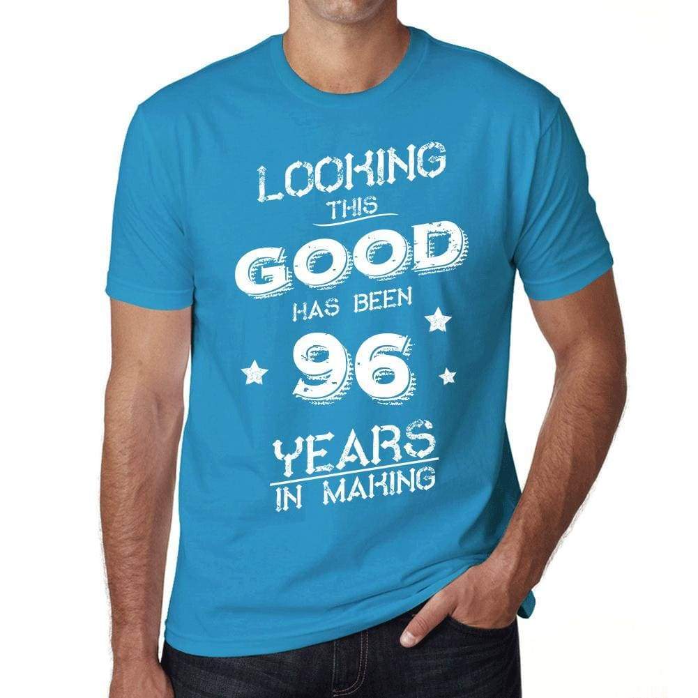 Looking This Good Has Been 96 Years In Making Mens T-Shirt Blue Birthday Gift 00441 - Blue / Xs - Casual