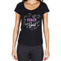 Lunch Is Good Womens T-Shirt Black Birthday Gift 00485 - Black / Xs - Casual