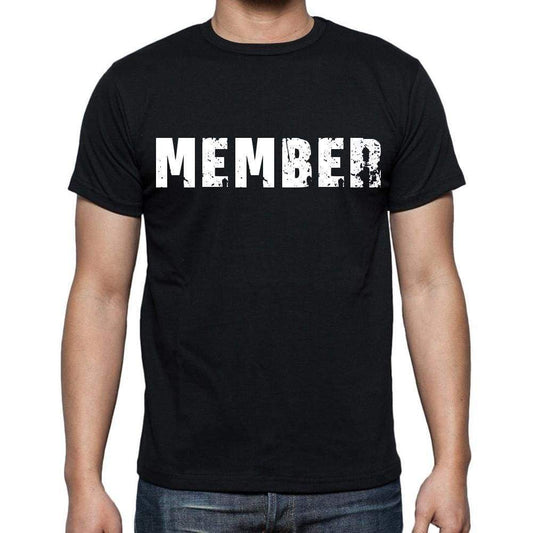 Member Mens Short Sleeve Round Neck T-Shirt Black T-Shirt En