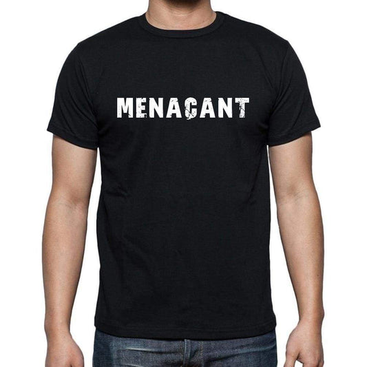 Menaçant French Dictionary Mens Short Sleeve Round Neck T-Shirt 00009 - Casual