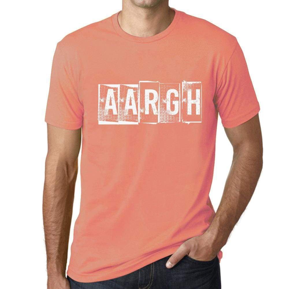 Mens Tee Shirt Vintage T Shirt Aargh 00562 - Abricot / Xs - Casual