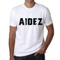 Mens Tee Shirt Vintage T Shirt Aidez X-Small White 00561 - White / Xs - Casual