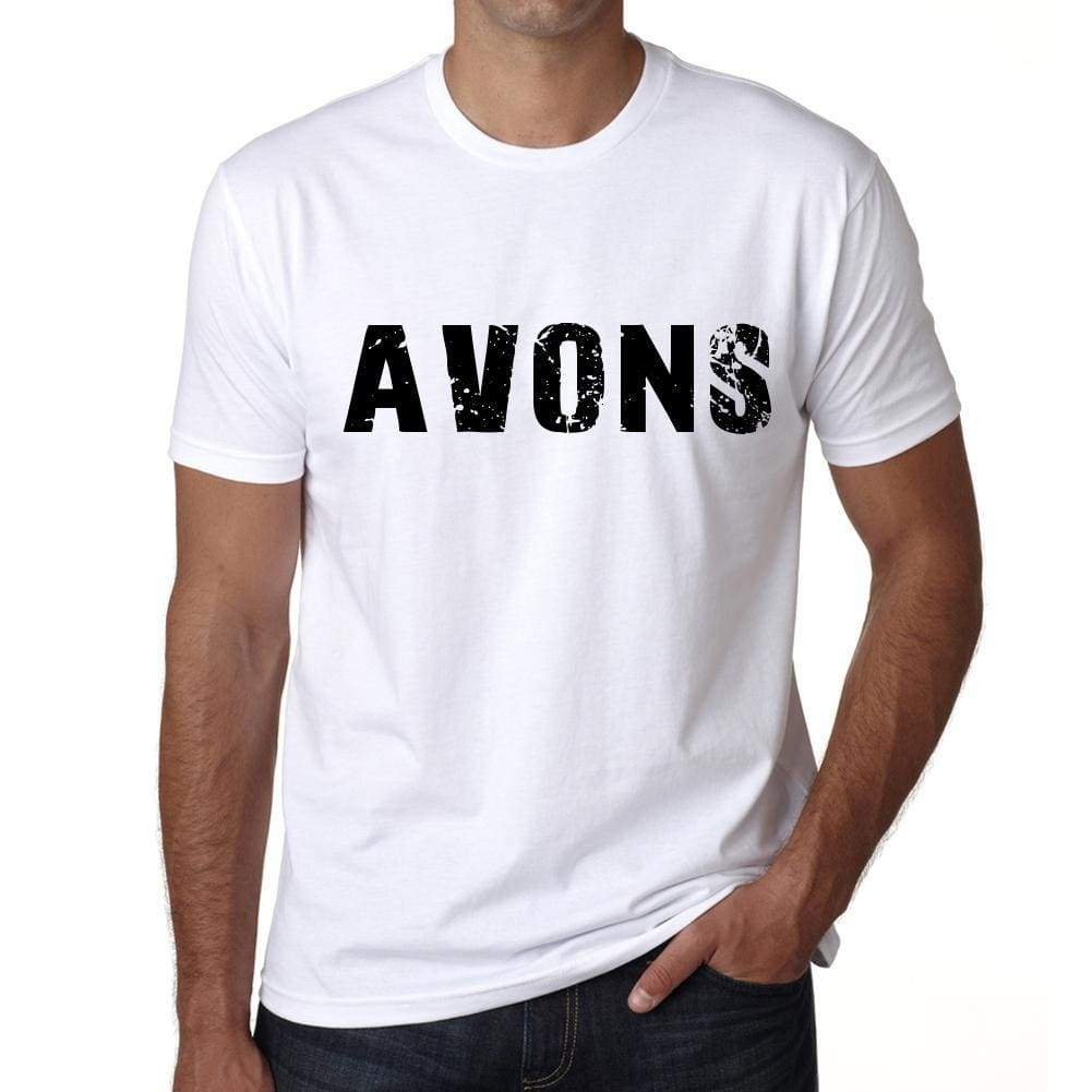 Mens Tee Shirt Vintage T Shirt Avons X-Small White 00561 - White / Xs - Casual