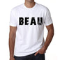 Mens Tee Shirt Vintage T Shirt Beau X-Small White 00560 - White / Xs - Casual