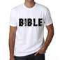 Mens Tee Shirt Vintage T Shirt Bible X-Small White 00561 - White / Xs - Casual
