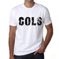 Mens Tee Shirt Vintage T Shirt Cols X-Small White 00560 - White / Xs - Casual