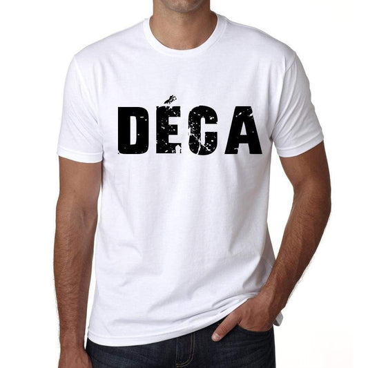 Mens Tee Shirt Vintage T Shirt Dèca X-Small White 00560 - White / Xs - Casual