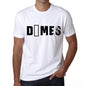 Mens Tee Shirt Vintage T Shirt Dômes X-Small White 00561 - White / Xs - Casual