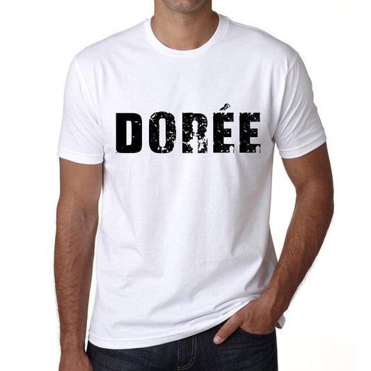 Mens Tee Shirt Vintage T Shirt Dorée X-Small White 00561 - White / Xs - Casual