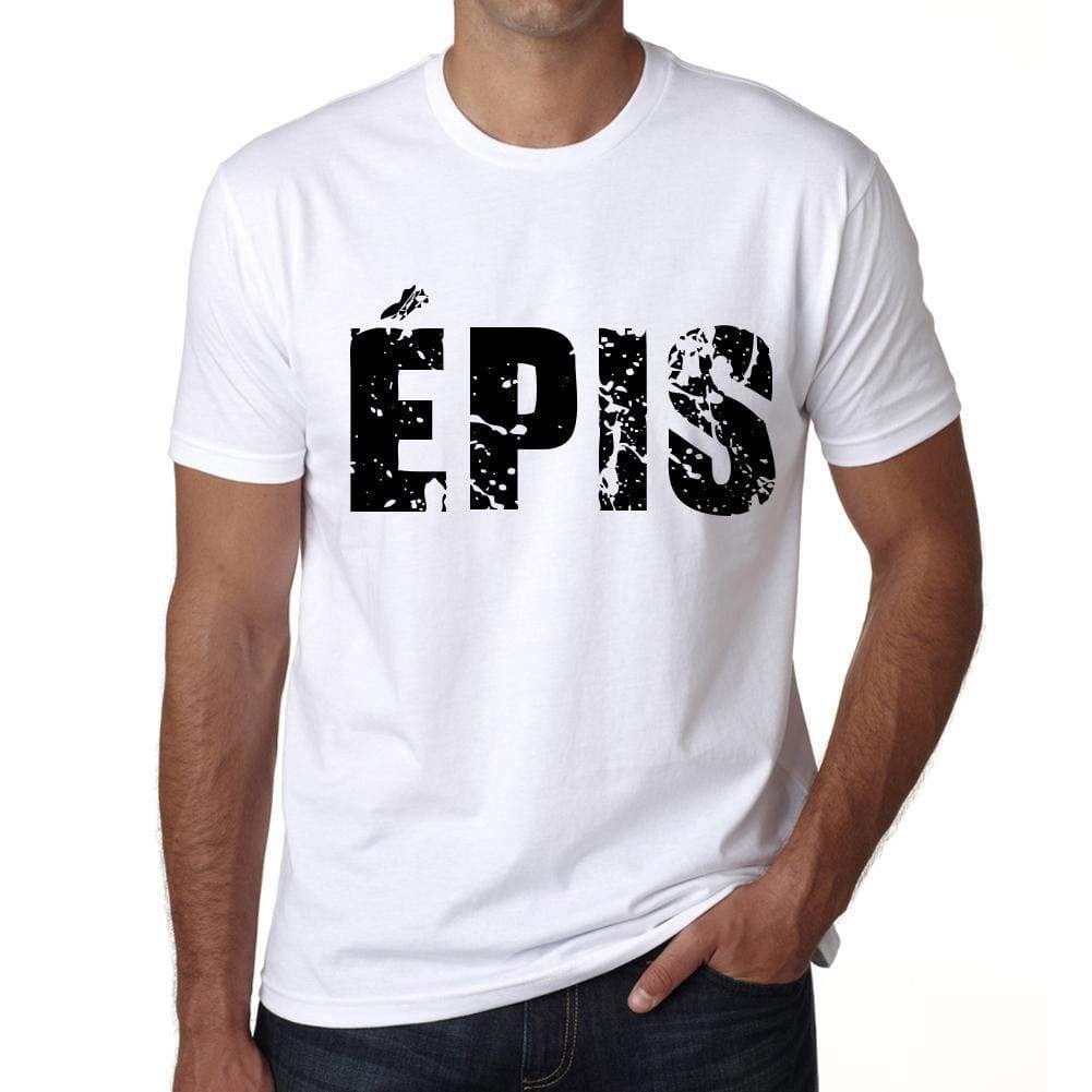 Mens Tee Shirt Vintage T Shirt Èpis X-Small White 00560 - White / Xs - Casual