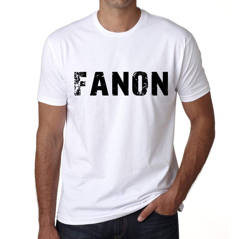 Mens Tee Shirt Vintage T Shirt Fanon X-Small White 00561 - White / Xs - Casual