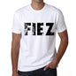 Mens Tee Shirt Vintage T Shirt Fiez X-Small White 00560 - White / Xs - Casual