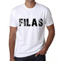 Mens Tee Shirt Vintage T Shirt Filas X-Small White 00561 - White / Xs - Casual