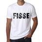 Mens Tee Shirt Vintage T Shirt Fisse X-Small White 00561 - White / Xs - Casual