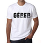 Mens Tee Shirt Vintage T Shirt Gérer X-Small White 00561 - White / Xs - Casual