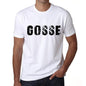 <span>Men's</span> Tee Shirt Vintage T shirt Gosse X-Small White 00561 - ULTRABASIC