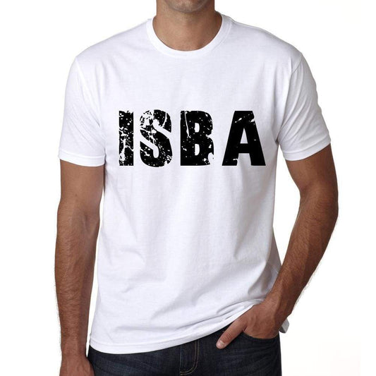 Mens Tee Shirt Vintage T Shirt Isba X-Small White 00560 - White / Xs - Casual