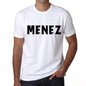 <span>Men's</span> Tee Shirt Vintage T shirt Menez X-Small White - ULTRABASIC