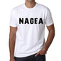 Mens Tee Shirt Vintage T Shirt Nagea X-Small White - White / Xs - Casual