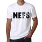 Mens Tee Shirt Vintage T Shirt Nefs X-Small White 00560 - White / Xs - Casual