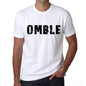 Mens Tee Shirt Vintage T Shirt Omble X-Small White - White / Xs - Casual