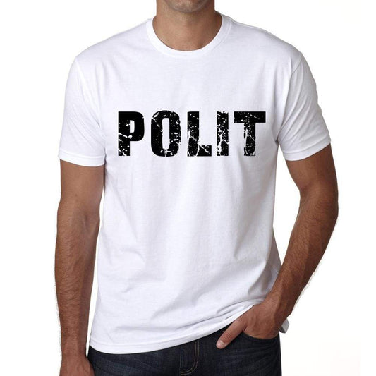 Mens Tee Shirt Vintage T Shirt Polit X-Small White - White / Xs - Casual