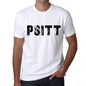 Mens Tee Shirt Vintage T Shirt Psitt X-Small White - White / Xs - Casual