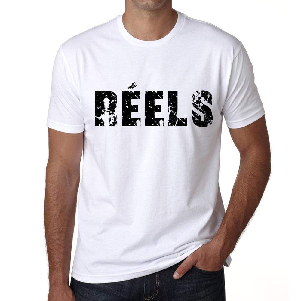 Mens Tee Shirt Vintage T Shirt Réels X-Small White - White / Xs - Casual