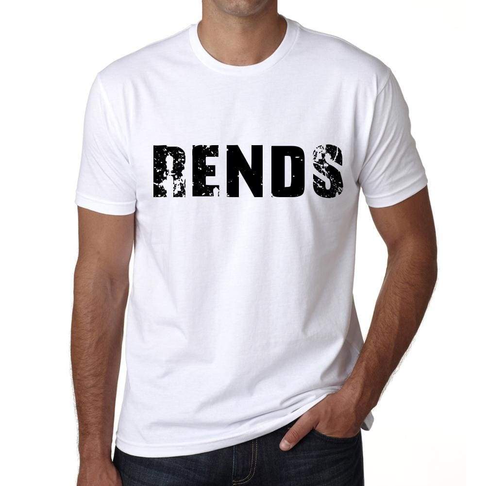 Mens Tee Shirt Vintage T Shirt Rends X-Small White - White / Xs - Casual