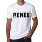 Mens Tee Shirt Vintage T Shirt Renée X-Small White - White / Xs - Casual