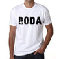 Mens Tee Shirt Vintage T Shirt Roda X-Small White 00560 - White / Xs - Casual