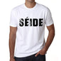 Mens Tee Shirt Vintage T Shirt Séide X-Small White - White / Xs - Casual