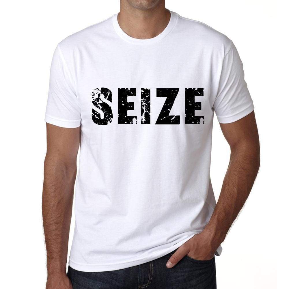 Mens Tee Shirt Vintage T Shirt Seize X-Small White - White / Xs - Casual