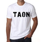 Mens Tee Shirt Vintage T Shirt Taon X-Small White 00560 - White / Xs - Casual